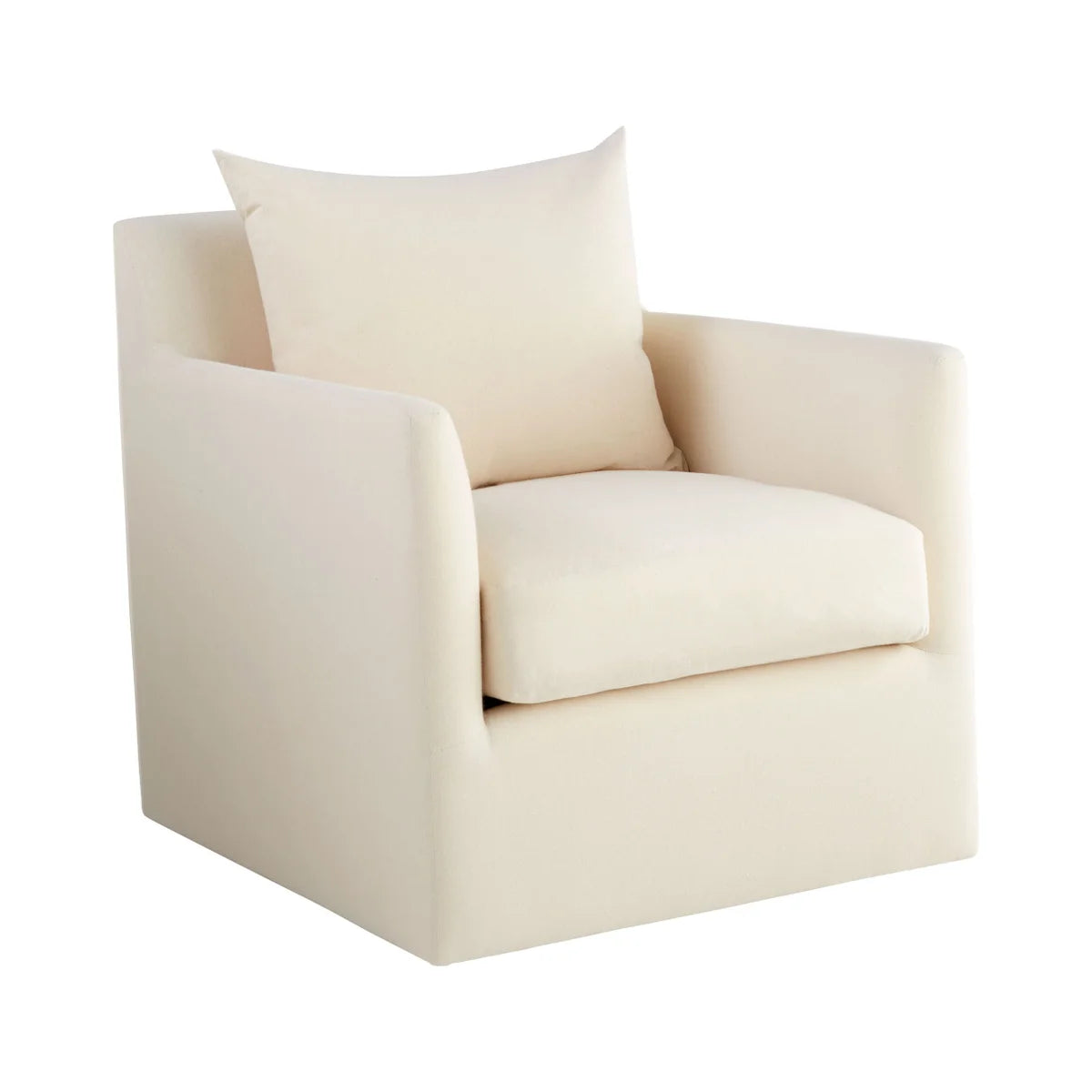ADH Swivel Slipcovered Chair
