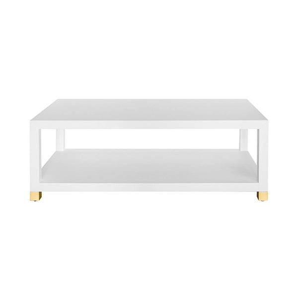 White Lacquer Cocktail Table