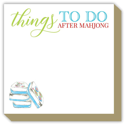 Things To Do After Mahjong Notepad