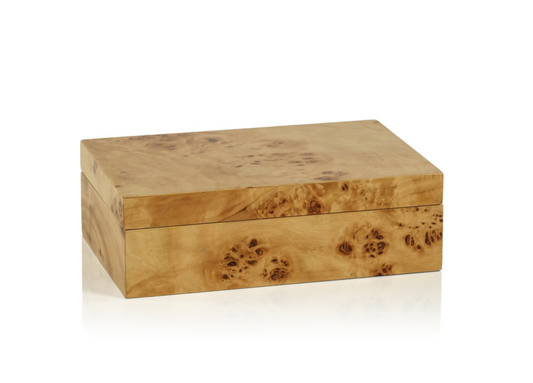 Burl Wood Box: Small/Large