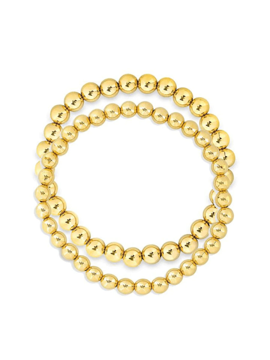 Copy of Gold Bead Stackable 5mm & 6mm Set